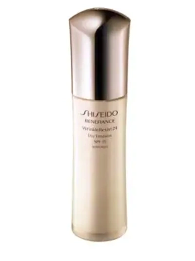 Shop Shiseido Benefiance Wrinkleresist24 Day Emulsion Spf 18/2.5 Oz. In No Color