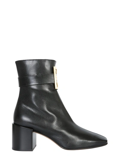 Shop Givenchy 4g Ankle Boots In Nero