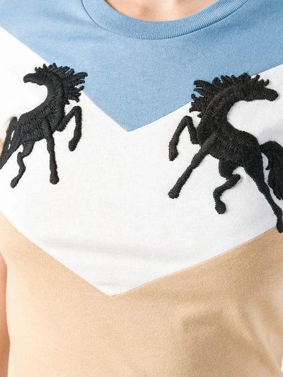 Off-white Twisting Horses T-shirt In Neutrals