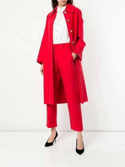 Shop Khaite Doris Coat - Red