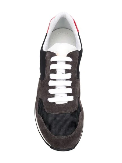 Shop Car Shoe Laced-up Low Top Sneakers In Black