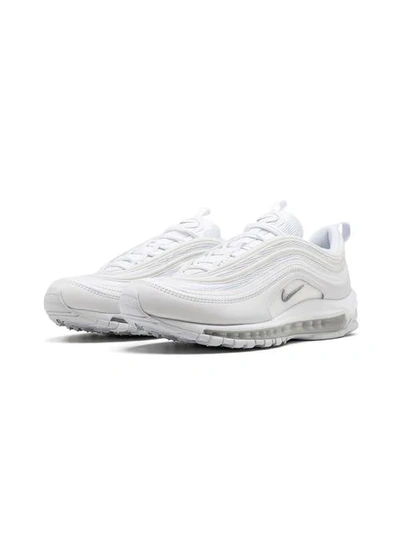 Shop Nike Air Max 97 Sneakers In White/wolf Grey-black