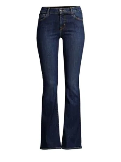 Shop J Brand Sallie Mid-rise Bootcut Jeans In Reprise