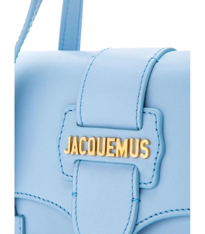 Shop Jacquemus Minho Mini Bag In Blue