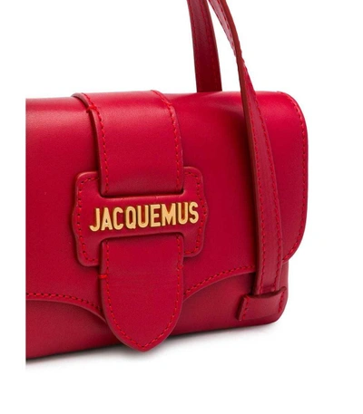 Shop Jacquemus Minho Mini Bag In Red