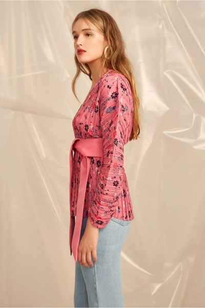 Shop C/meo Collective Decided Top In Pink Floral