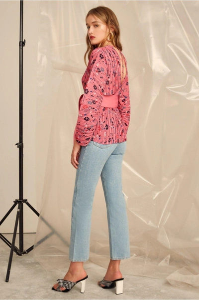 Shop C/meo Collective Decided Top In Pink Floral
