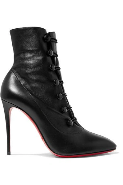 Shop Christian Louboutin French Tutu 100 Leather Ankle Boots