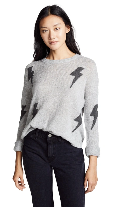 Shop Rails Perci Sweater In Heather Grey Lightning