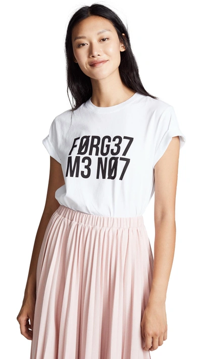 Shop Red Valentino Forget Me Not Tee In White