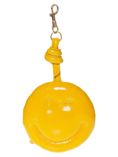 Shop Anya Hindmarch Chubby Wink Keyring In Solei