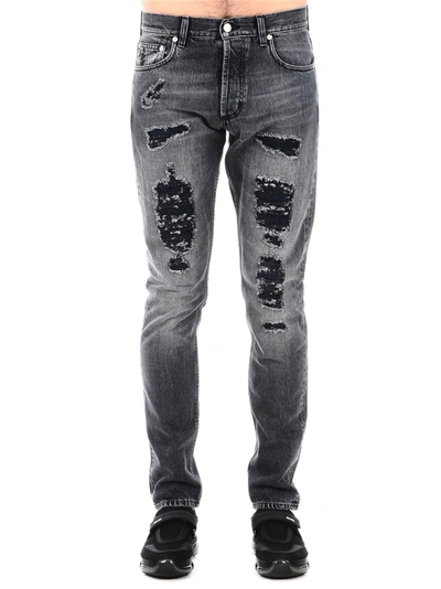 Shop Alexander Mcqueen " Jeans" In Grey
