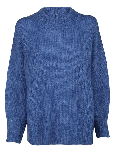 Shop Isabel Marant Idol Long Sweater In Blue