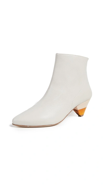 Shop An Hour And A Shower Brix Booties In Cream