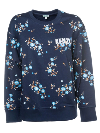 Shop Kenzo Cheongsam Flower Sweatshirt In 78c