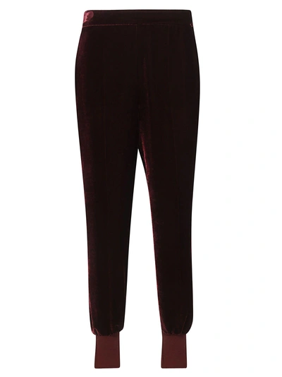 Shop Stella Mccartney Slim Fit Track Pants In Red