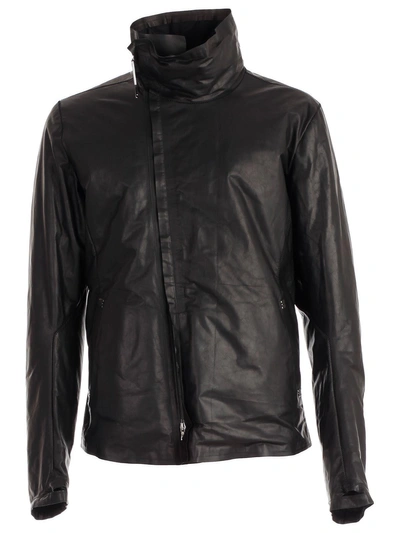 Shop Isaac Sellam Zipped Leather Jacket In Hnoir