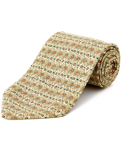 Pre-owned Hermes Silk Tie In Nocolor
