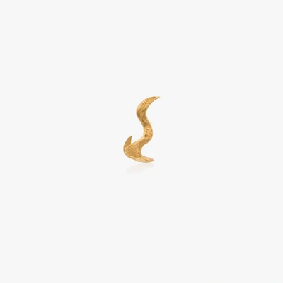 Shop Orit Elhanati Ladies 18kt Yellow Gold Nude Little Henna Earrings In Metallic