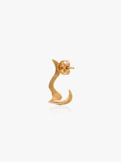 Shop Orit Elhanati Ladies 18kt Yellow Gold Nude Little Henna Earrings In Metallic
