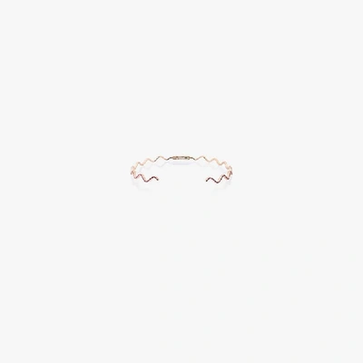 Shop Sabine Getty 18kt Rose Gold And Pink Sapphire Choker In Metallic