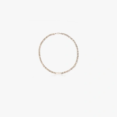Shop Established 14kt Yellow Gold Boss Necklace In Metallic