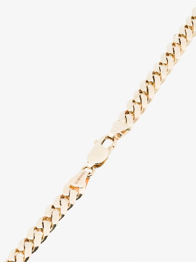Shop Established 14kt Yellow Gold Boss Necklace In Metallic