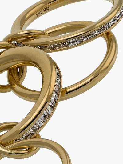Shop Spinelli Kilcollin 18k Yellow Gold Lehmus Diamond Ring In Metallic