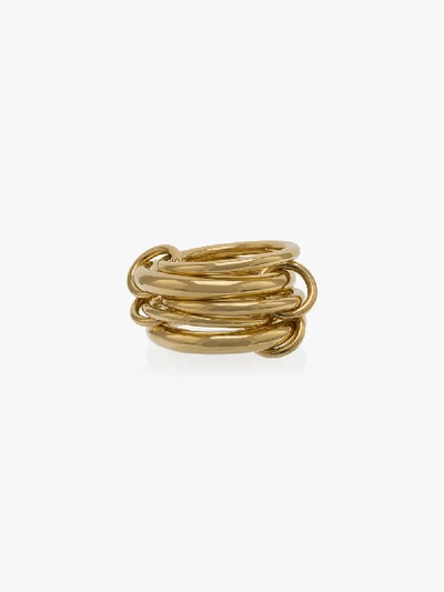 Shop Spinelli Kilcollin 18k Yellow Gold Vela Ring In Metallic