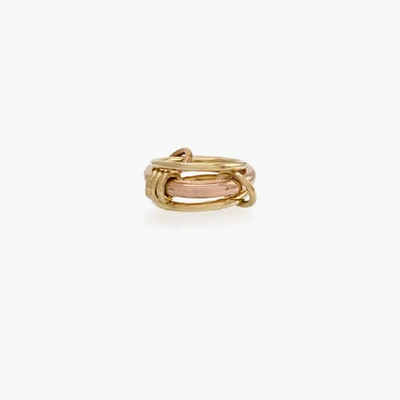 Shop Spinelli Kilcollin 18kt Yellow Gold Gemini Ring In Metallic