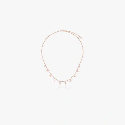 Shop Shay 18k Rose Gold Love And Heart Pendant Necklace In Metallic