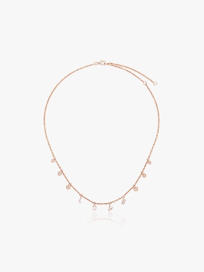 Shop Shay 18k Rose Gold Love And Heart Pendant Necklace In Metallic