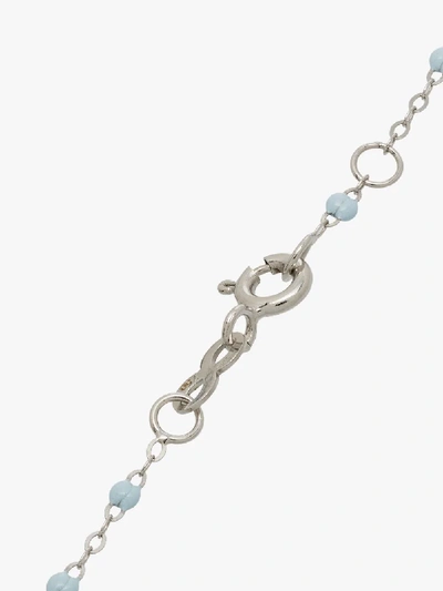 Shop Gigi Clozeau 18kt White Gold Classic Gigi Baby Blue Bracelet