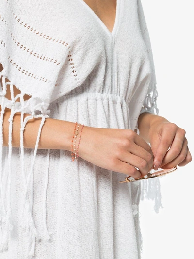 Gigi Clozeau 18kt Rose Gold Classic Gigi Madone Baby Pink Bracelet In Pink