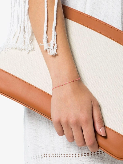 Gigi Clozeau 18kt Rose Gold Classic Gigi Madone Baby Pink Bracelet In Pink