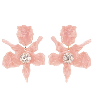 Shop Lele Sadoughi Crystal Earrings In Pink