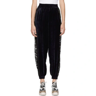 Navy Lace Lounge Pants 