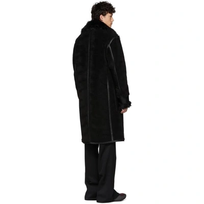 Shop Stella Mccartney Black Lenny Coat In 1000 Black