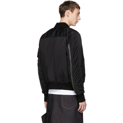 Shop Julius Black Western Bomber Jacket