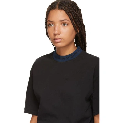 Shop Acne Studios Black Gojina T-shirt