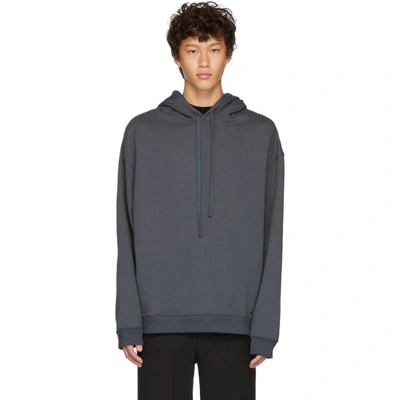 Shop Raf Simons Grey Drugs Classic Hoodie In 00083 D.gry