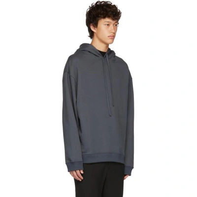 Shop Raf Simons Grey Drugs Classic Hoodie In 00083 D.gry