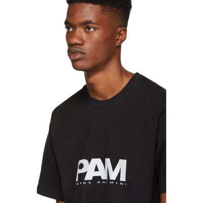 Shop Perks And Mini Black Reflective Logo T-shirt