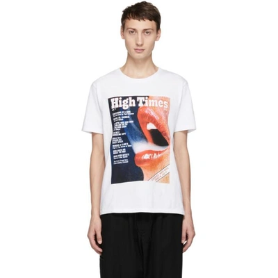 Wacko Maria White High Times Edition July 77 T-shirt | ModeSens