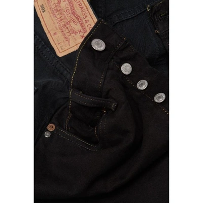 Shop Bless Black Levi's Edition Pleatfront Jeans In Black Mix