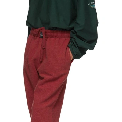 Shop Vetements Red Oversized Inside-out Lounge Pants