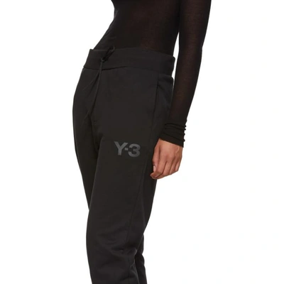 Shop Y-3 Black Classic Cuff Lounge Pants