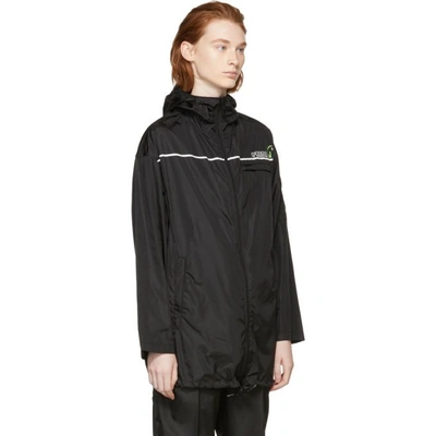Shop Prada Black Nylon Tracksuit Jacket In F0002 Black