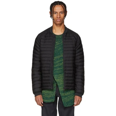 Shop Arc'teryx Arcteryx Veilance Black Conduit Lt Shell Bomber Jacket