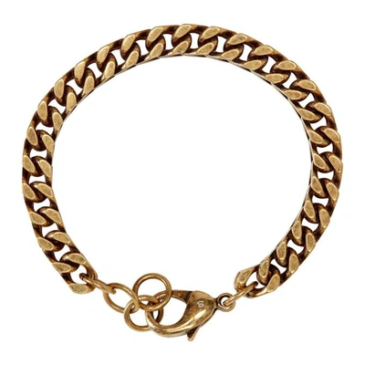 Shop Balenciaga Gold Chain Set Bracelet In 0604oldgold